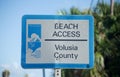 Beach Access Volusia County, Daytona Beach, Florida